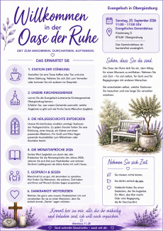 Oase der Ruhe 2026